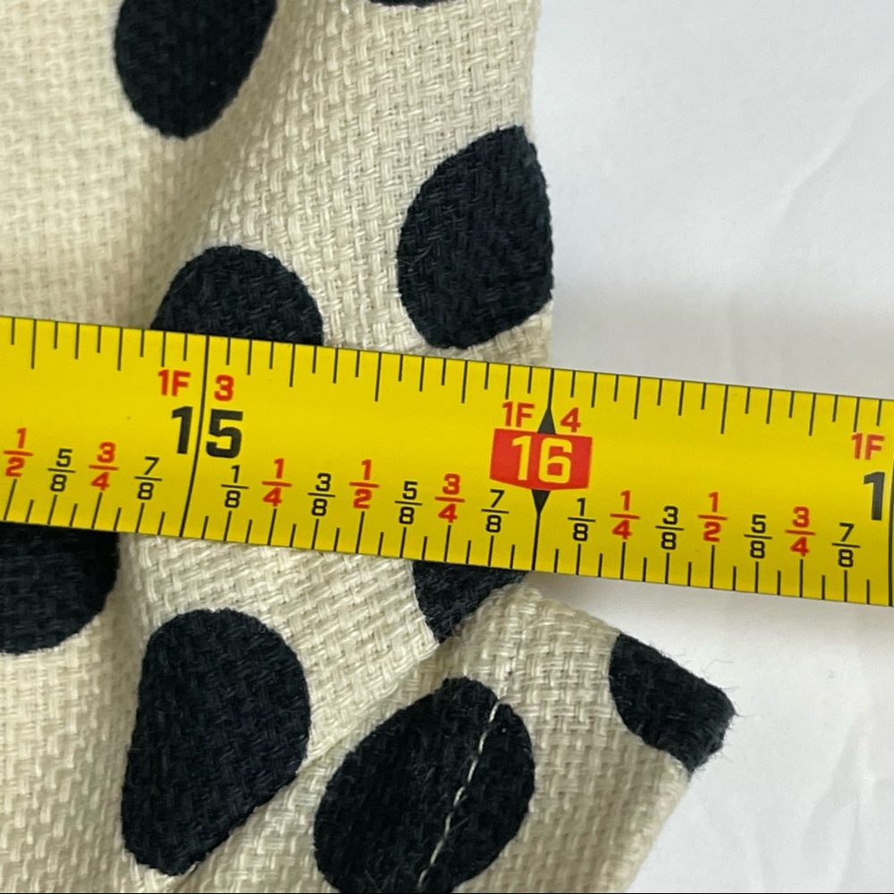 J Crew 100% Cotton Cream & Black Polka Dot Dress - Picture 11 of 11